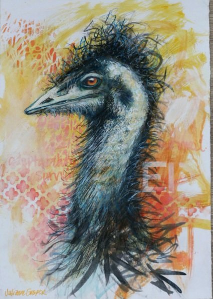 Edwina the Emu - Julianne Gosper Art