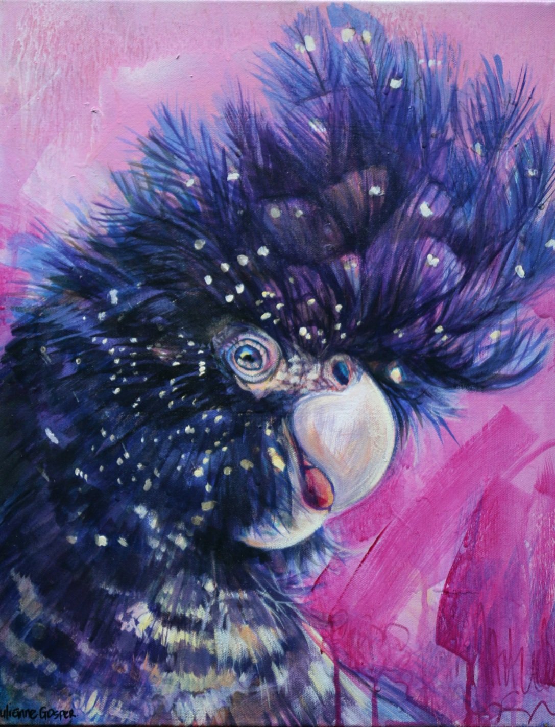 Cheeky One Cockatoo Julianne Gosper Art