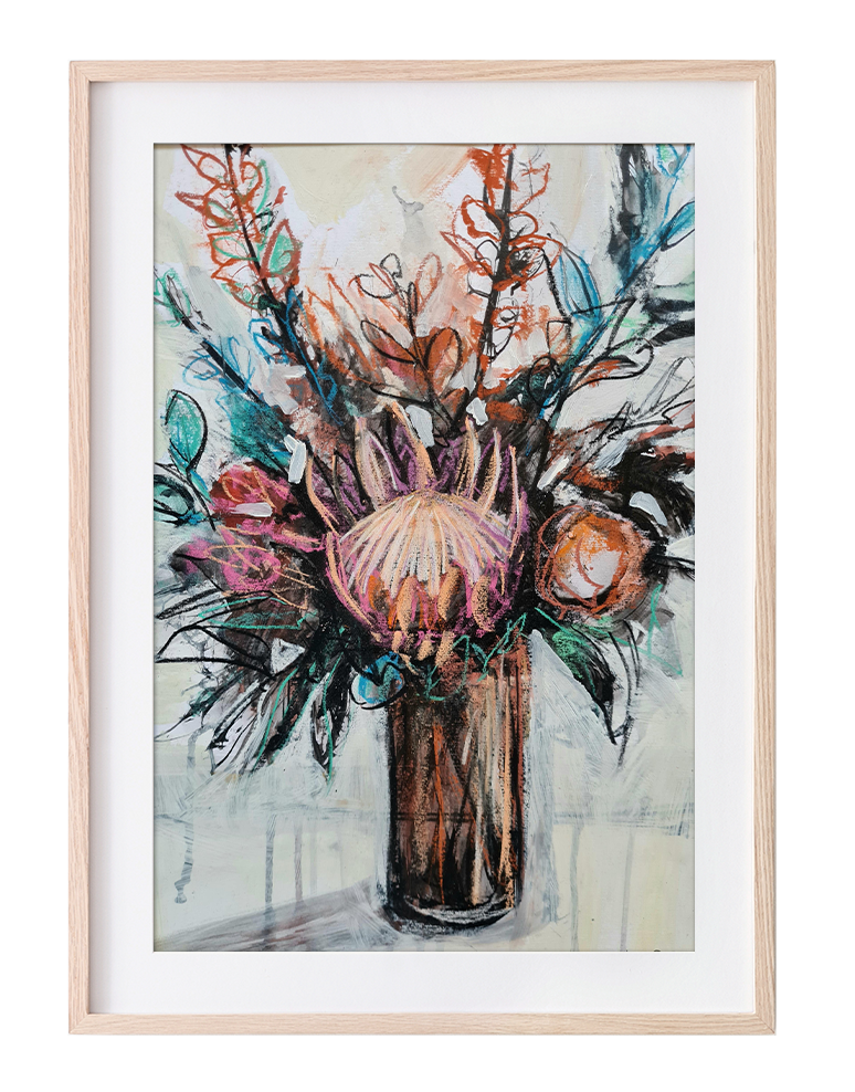 Julianne Gosper Art - Protea Floral