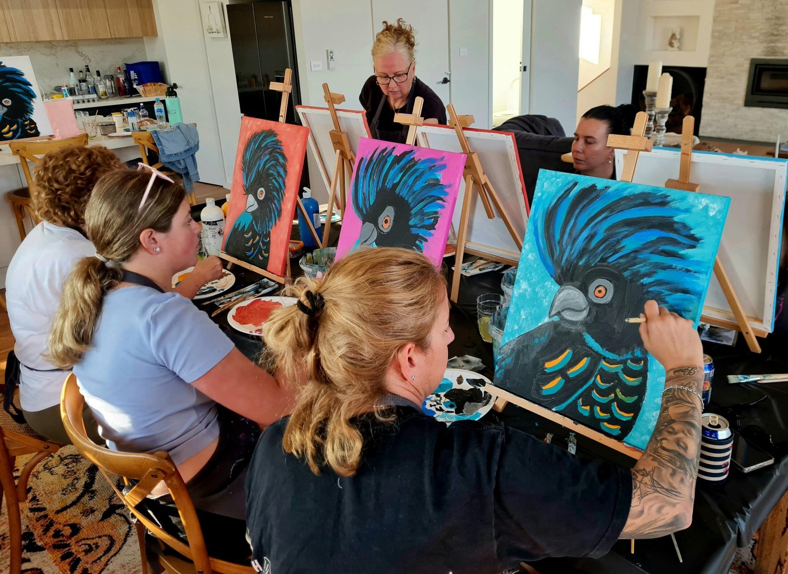 Julianne Gosper Art - Paint and Sip classes