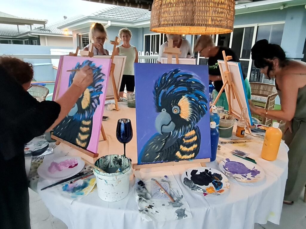 Julianne Gosper Art - Paint and Sip classes