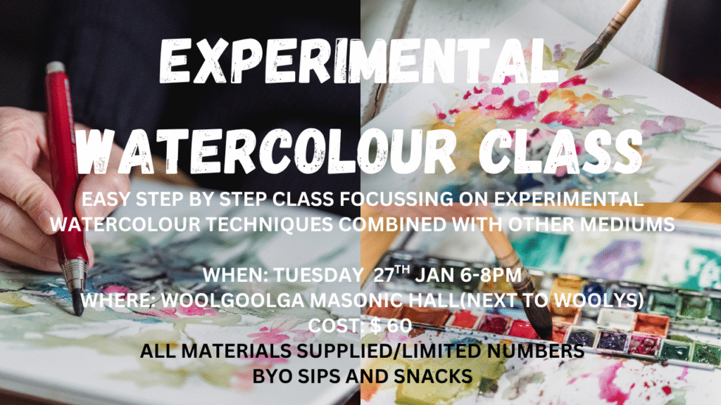 Julianne Gosper Art Classes - Colorful Watercolour Creative Class YouTube Thumbnail