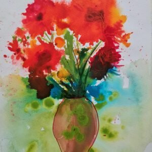 Red Blooms Julianne Gosper Art